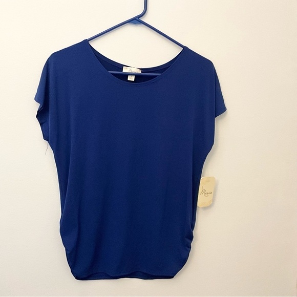 New with tags Misia deep blue t-shirt style top - Picture 5 of 11